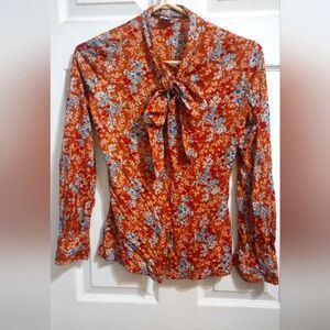 Vintage teekays 1970s floral shirt neck tie
